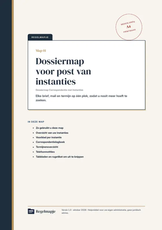 Voorkant van map 01